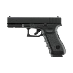 Glock 17 Gen.3 GBB (23 BB's), Pistols are generally used as a sidearm, or back up for your primary, however that doesn't mean that's all they can be used for